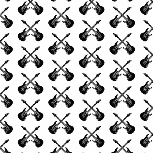 Guitars seamless pattern