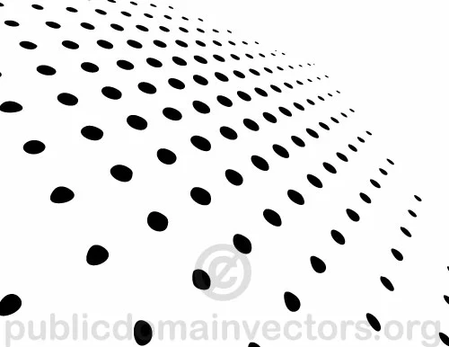 Halftone dots vector graphics