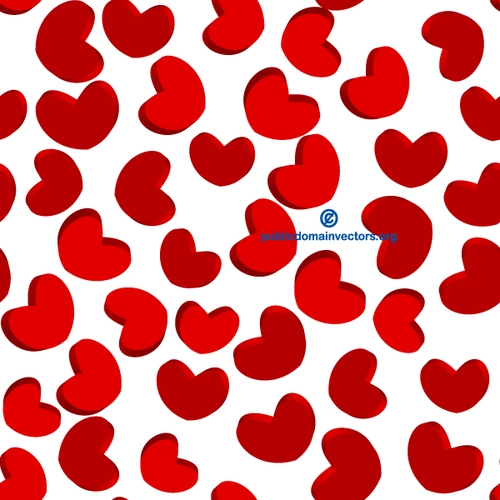 Heart vector pattern