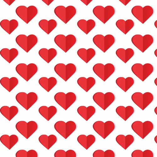 Hearts seamless pattern background