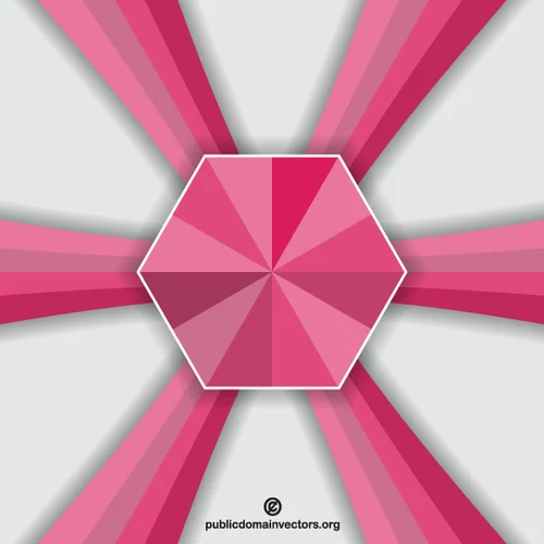 Hexagonal geometric shape