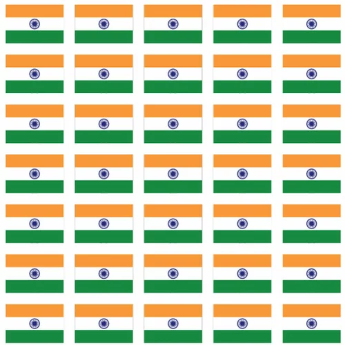 Indian flag seamless pattern