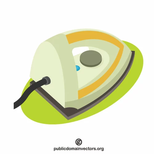 Clothes iron vector art