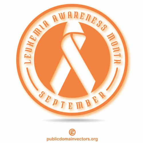 Leukemia awareness month sticker