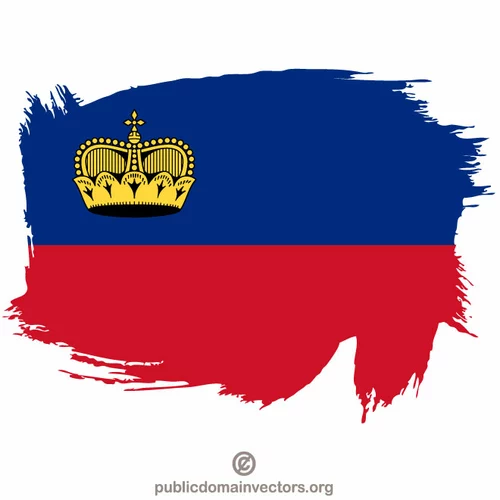 Liechtenstein national flag