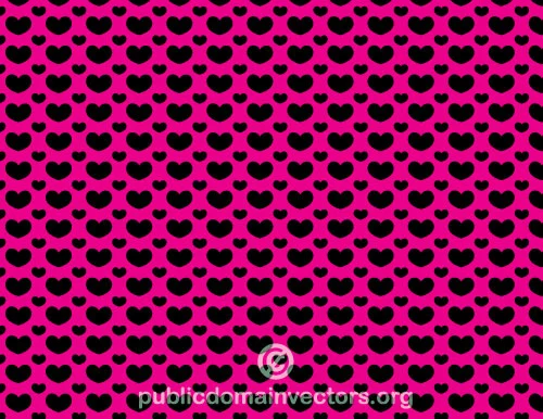 Hearts seamless pattern vector