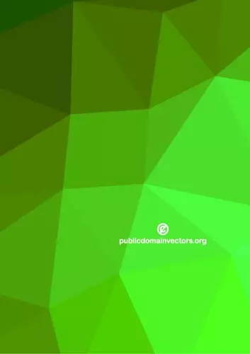 Green low poly pattern