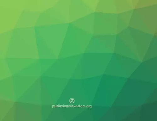 Green polygonal pattern