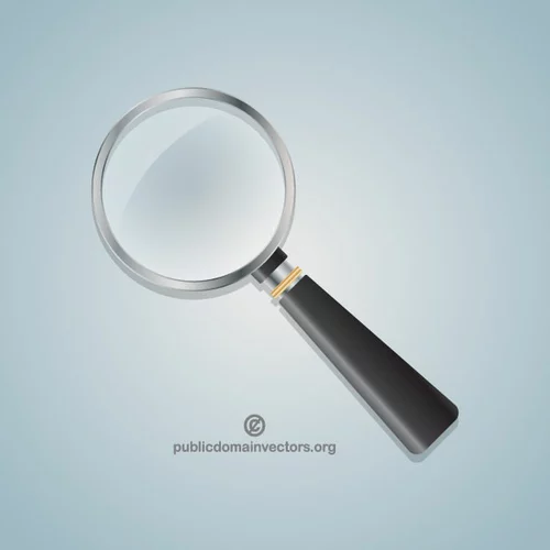 Magnifier vector graphics