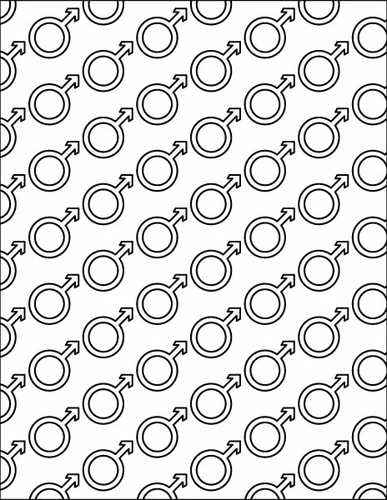 Male symbol seamless pattern