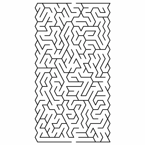 Maze vector graphics