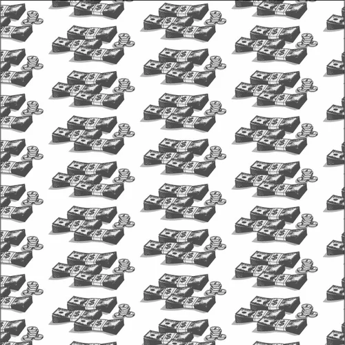 Cash money wallpaper pattern