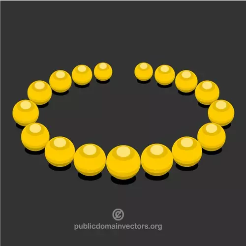 Yellow necklace