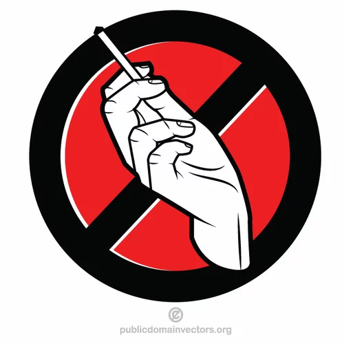 No smoking sticker