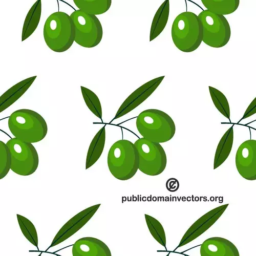 Olive seamless pattern