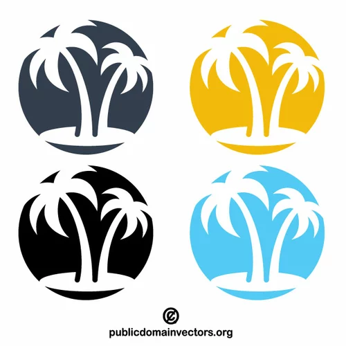 Summer resort logotype design