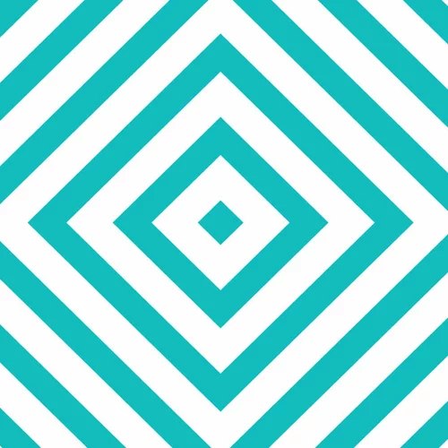 Teal geometric shape