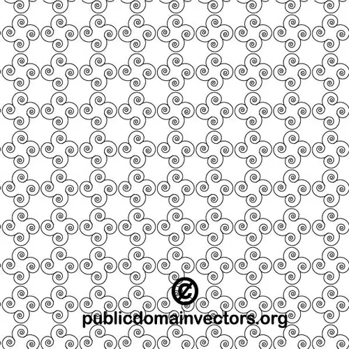 Repetitive geometric vector pattern