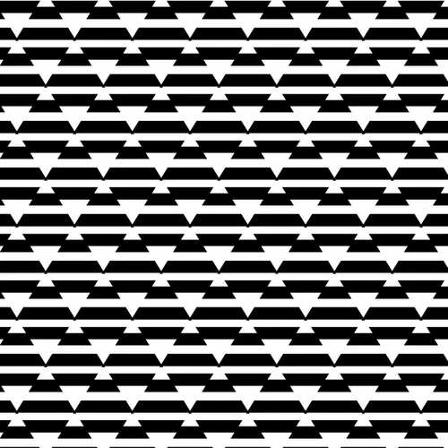 Monochrome geometric pattern