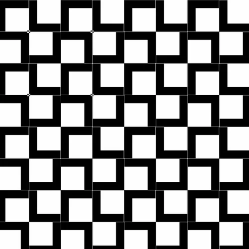 Irregular geometric pattern