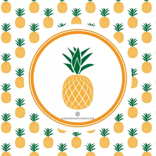 Pineapple seamless pattern