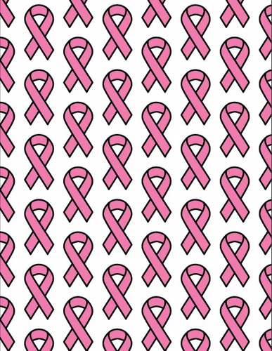 Pink ribbon pattern