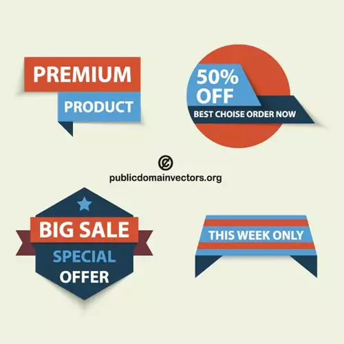 Sale labels