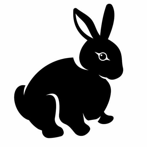 Hare silhouette