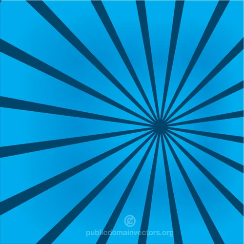 Radial beams blue color