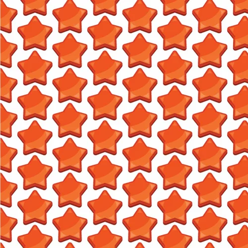 Red star seamless pattern