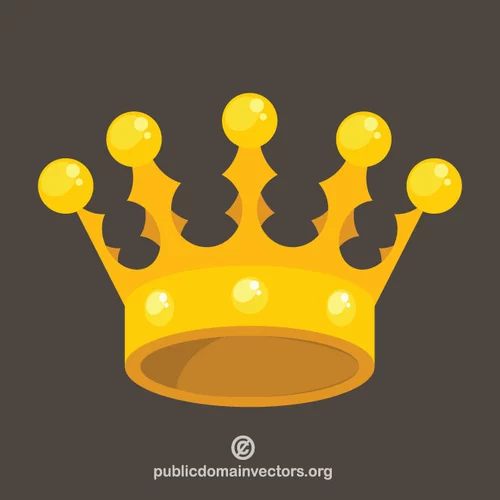 Royal crown vector clip art