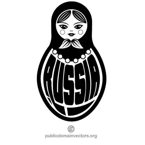 Matryoshka doll vector