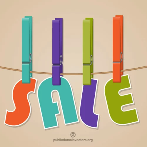 Sale promotion vector graphics