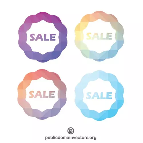 Sale stickers