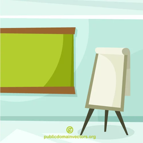 Classroom vector clip art