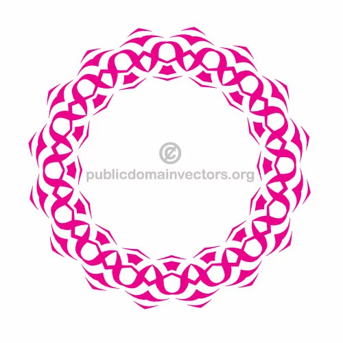 Decorative circular shape vector