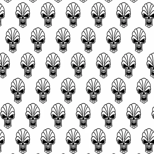 Skulls repetitive pattern