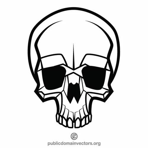 Skull skeleton vector art