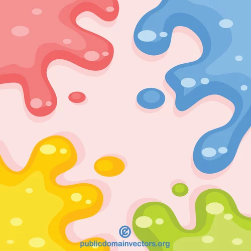 Colorful slime