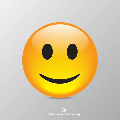 Classic smiley vector icon