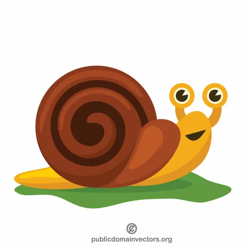 Snail cartoon graphics