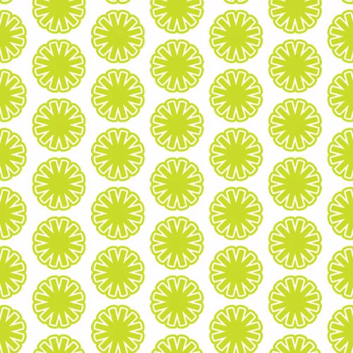 Green snowflakes seamless pattern