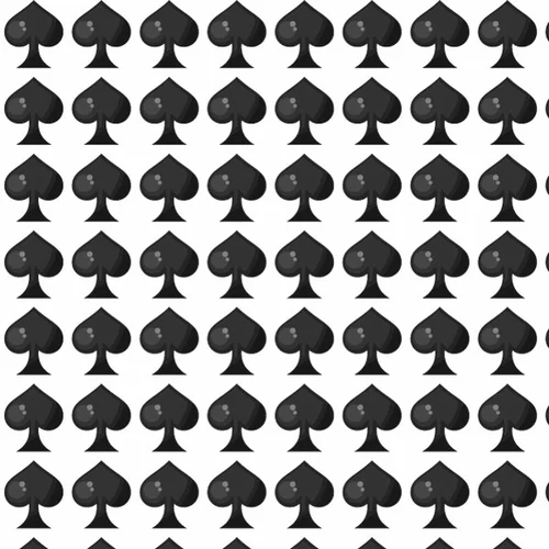 Spades symbols pattern