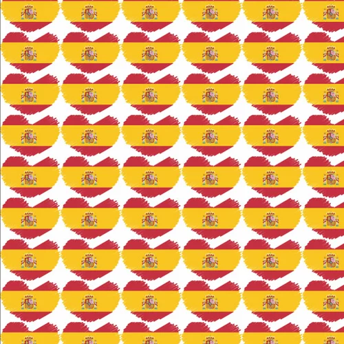 I love Spain seamless pattern