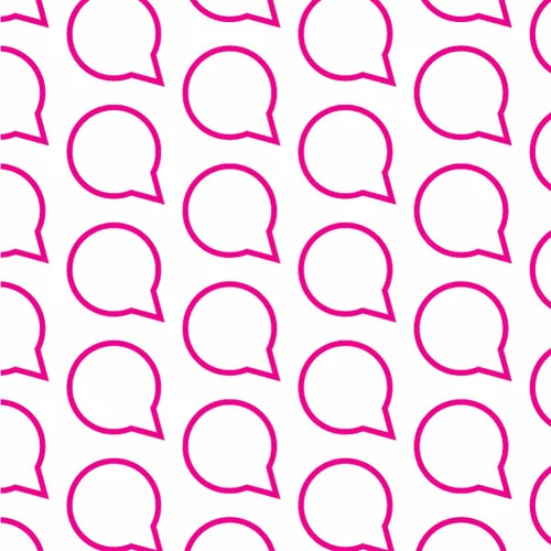 Speech bubble seamless pattern