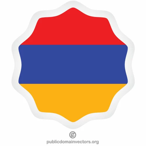 Armenian flag symbol