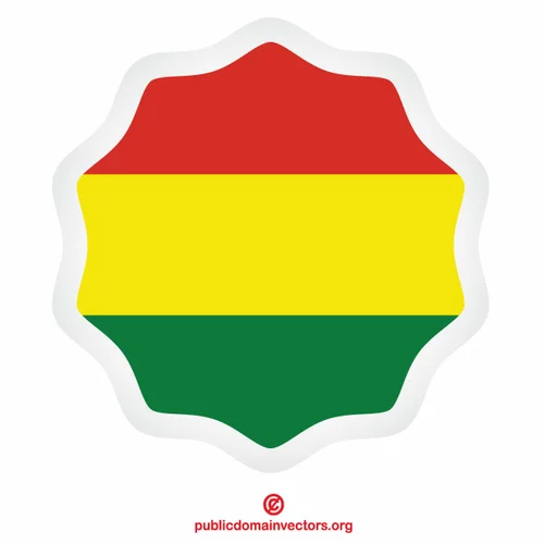 Bolivia flag sticker