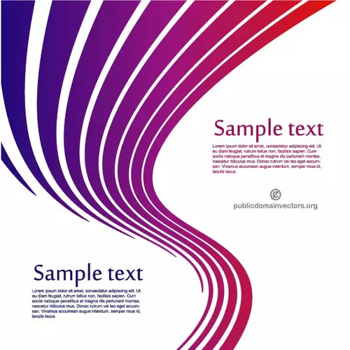 Abstract background with sample text