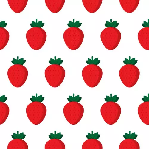 Strawberry pattern vector