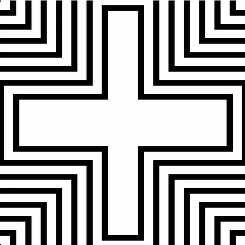 Cross geometric pattern